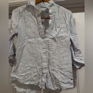 Vineyard Vines, blue and white button down, 4